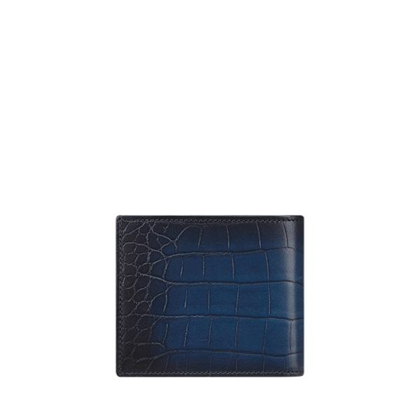 S.T.DUPONT エス・テー・デュポン  190377 2つ折り財布 6CC ブルー 国内正規品 送料無料 爆買の画像