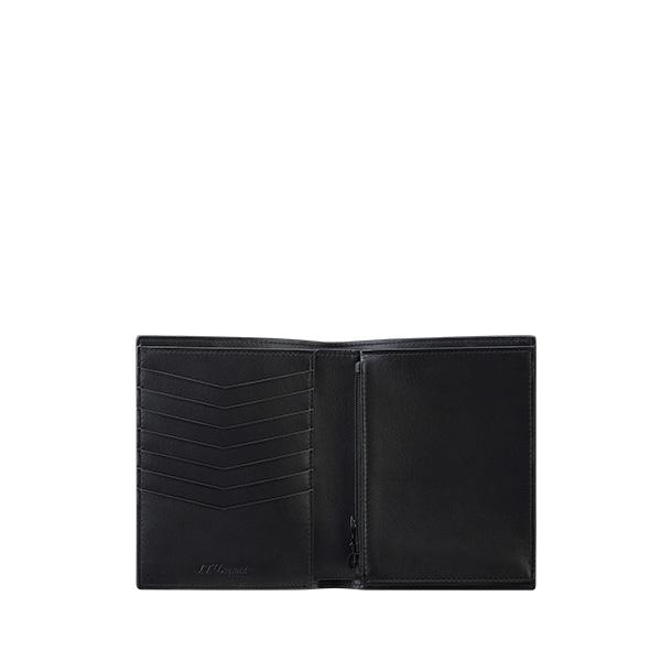 S.T.DUPONT エス・テー・デュポン  190573 2つ折りバーティカルウォレット 7CC ブラック 国内正規品 送料無料 爆買の画像