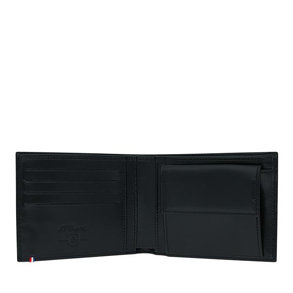 S.T.DUPONT（エス・テー・デュポン） 180007 財布 ブラック LINE D