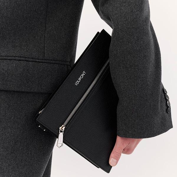 S.T.DUPONT エス・テー・デュポン CLASSIC RANGEMEDIUM CLUTCH 1LG212BK1 クラッチバッグ ポーチ 国内正規品 送料無料 爆買の画像