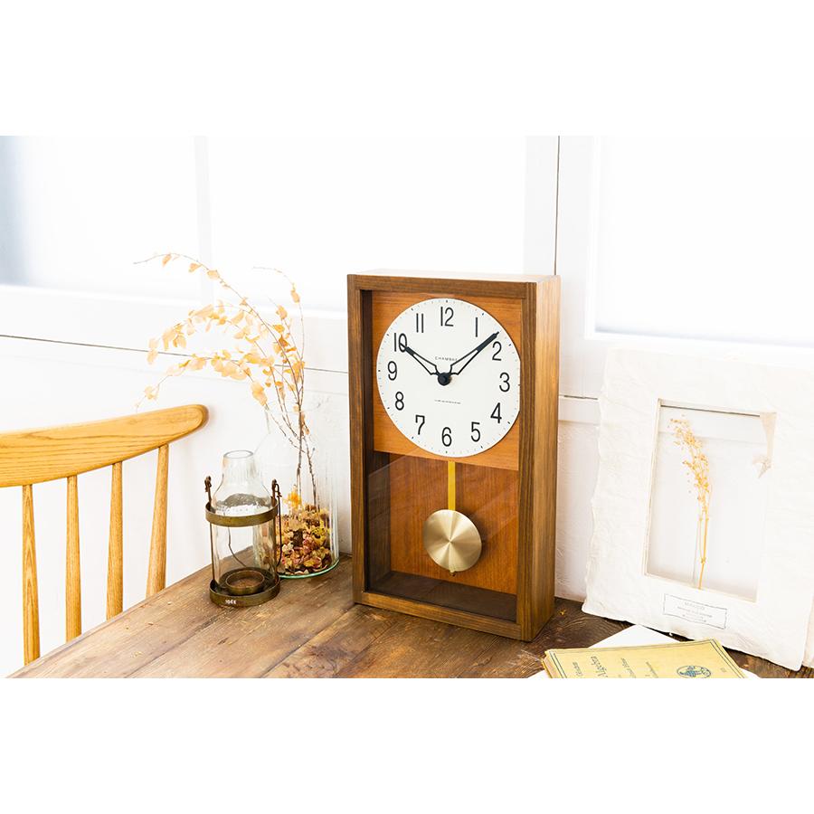 INTERZERO インターゼロ CHAMBRE シャンブル CH-033BR 振り子時計 国内