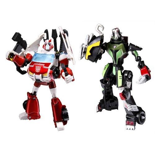 楽天最安値に挑戦 タカラトミー Takara Tomy トランスフォーマー アニメイテッド セットc ラチェットvsロックダウン おもちゃ