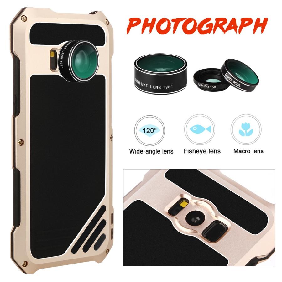 Galaxys8 ケース Galaxys8 ケース 魚眼 広角 標準カメラレンズ付属 撮影増強 防滴防塵耐衝撃金属合金5 8inch 6 2inch S8 Yuyan3jingtou Immortal1 通販 Yahoo ショッピング