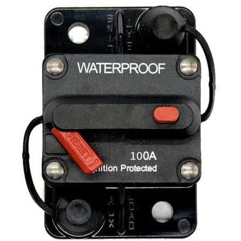 新しいコレクション Zmart 100a 防水 回路 ブレーカー ヒューズ リセット 12 48v Dc 車 ボート サーキットブレーカー Wantannas Go Id