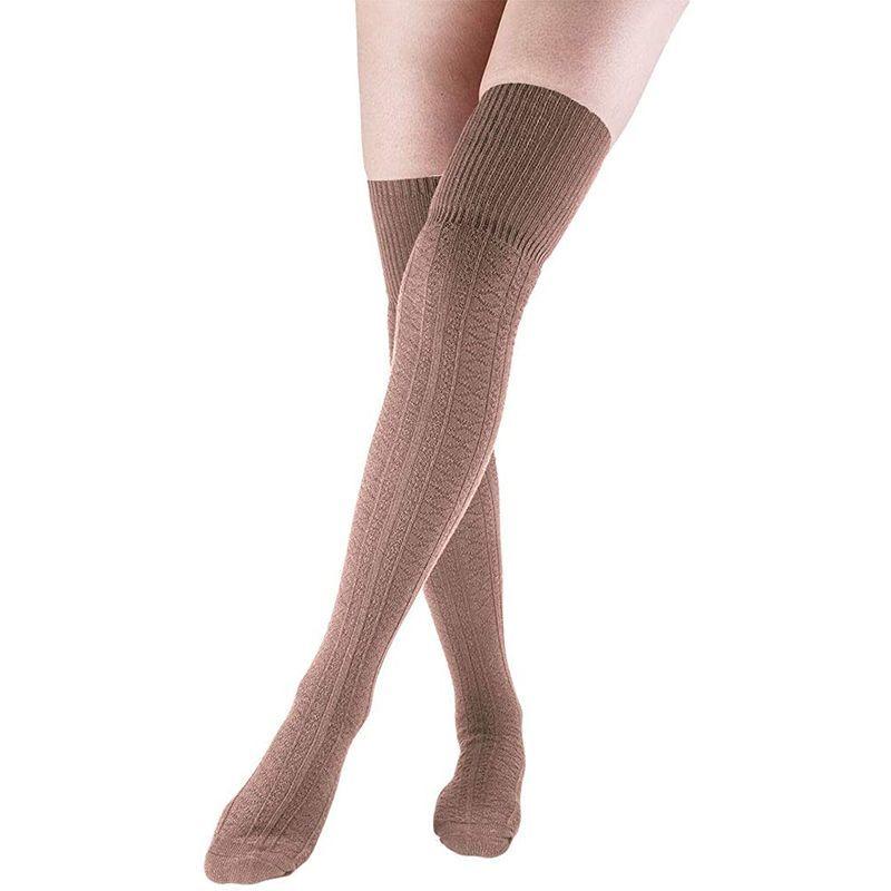 大割引 B Style ハイソックス コットン 100 レディース 膝上 モカ スニーカーソックス Straightuplondon Com