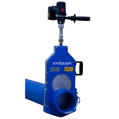 シブヤ ポリエチレン管用垂直切りカッター PE-150W 水道管用 シブヤ ポリエチレン管用垂直切りカッター PE-150W 水道管用