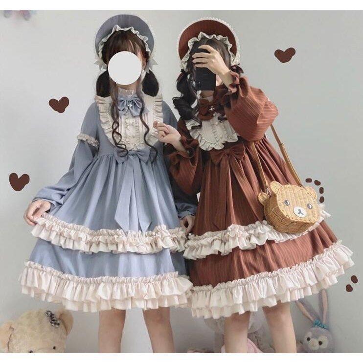 上質で快適 春秋着 レディースワンピース ロリータ ワンピース レディース 可愛い 姫様 ロリータ風ワンピ ゴスロリ 日系女子中高生 クラシカル ゴシック 新作モデル Www Technet 21 Org
