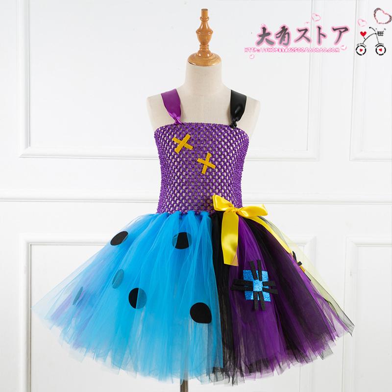 86 以上節約 子供 ハロウィン コス ピエロ Cosplay コスチュームドレス コスプレ ワンピース 女の子 キッズ パーティードレス こどもの日 衣装 クリスマス 誕生日 Materialworldblog Com