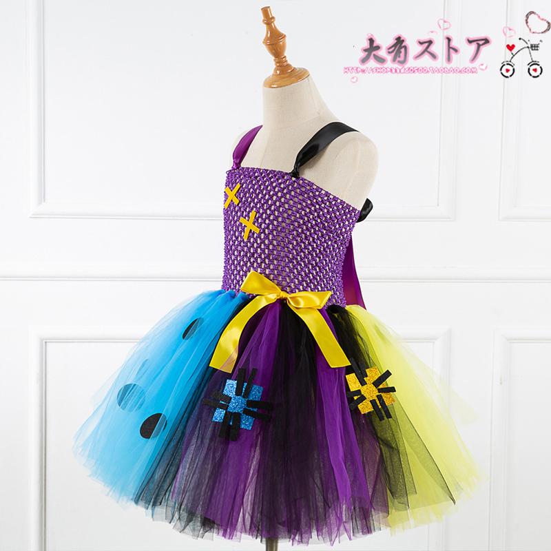 86 以上節約 子供 ハロウィン コス ピエロ Cosplay コスチュームドレス コスプレ ワンピース 女の子 キッズ パーティードレス こどもの日 衣装 クリスマス 誕生日 Materialworldblog Com