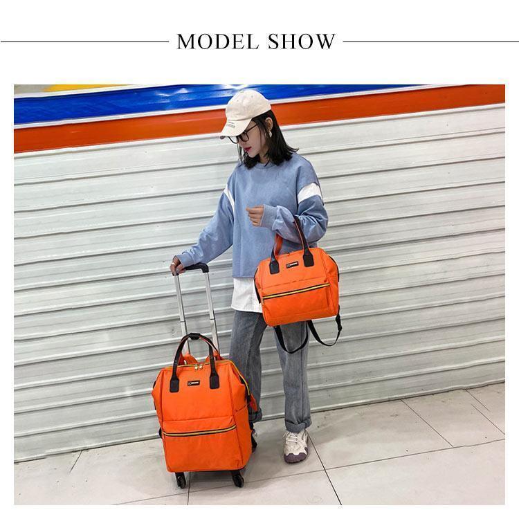59%OFF!】【59%OFF!】軽量 ソフトキャリーバッグ キャスター付きリュック 2wayキャリーバッグ リュック 機内持込み 修学旅行 大容量 キャリーバッグ キャリーケース スーツケース、キャリーバッグ キャリーバッグ ブラック 22-632
