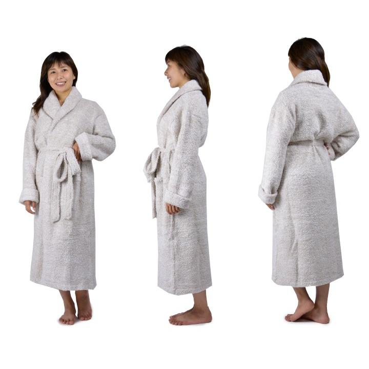 ベアフットドリームス バスローブ BAREFOOT DREAMS COZYCHIC HEATHERED ADULT ROBE #609｜daibo｜02