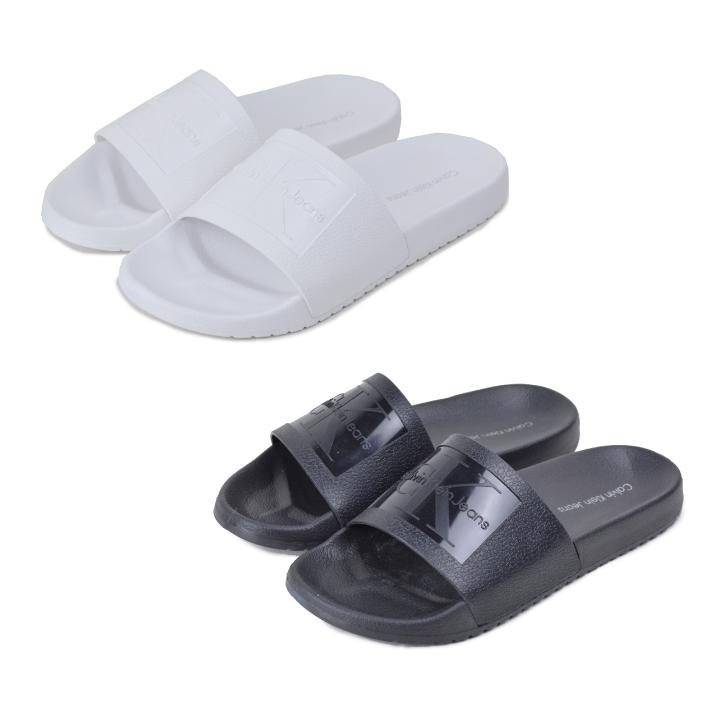 カルバンクライン CALVIN KLEIN シャワー サンダル VINCENZO JELLY メンズ おしゃれ お洒落 ブラック 黒 ホワイト 白 ブランド スポーツ ビーチ 夏 | Calvin Klein