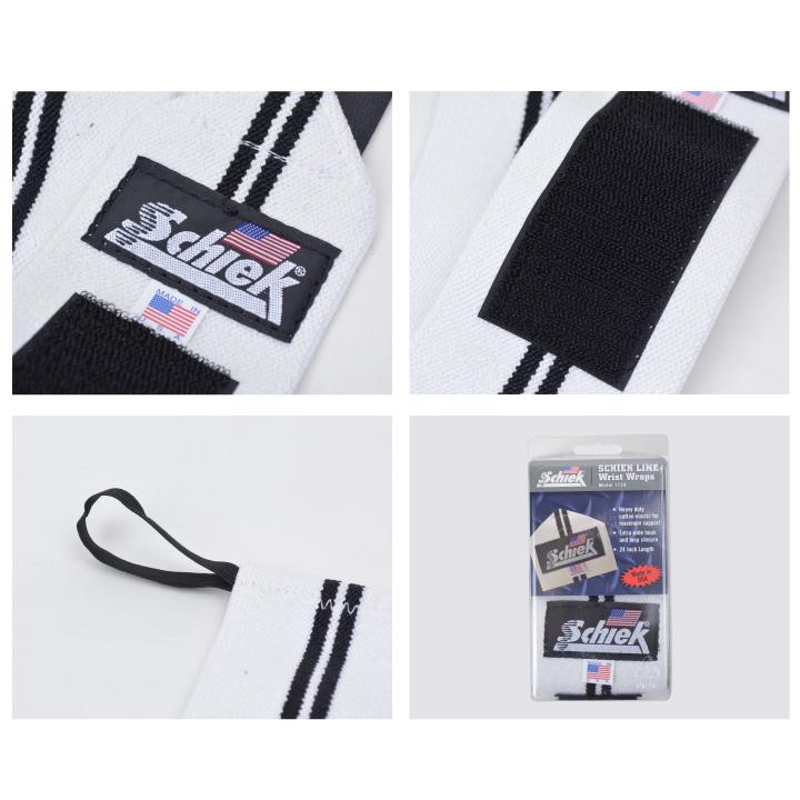 シーク SCHIEK 24” リストラップ Heavy Duty Wrist Wraps 1124W 手首 サポーター 左右1組セット ウエイトトレーニング バーベル 手首保護 筋トレ | Schiek | 01
