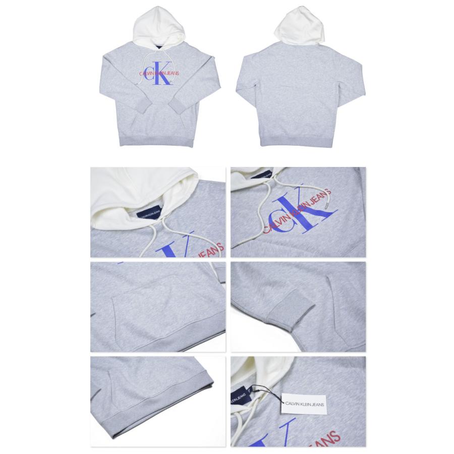 CALVIN KLEIN JEANS カルバンクライン パーカー メンズ RE-ISSUE LOGO HOODIE スポーツ カジュアル 秋服 冬服 お洒落 おしゃれ かっこいい カジュアル | Calvin Klein | 01