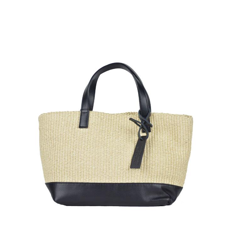 marco masi / マルコマージ トートバッグ ショルダー レザーコンビ かごバッグ 2wayミニ レディース  3050 | 