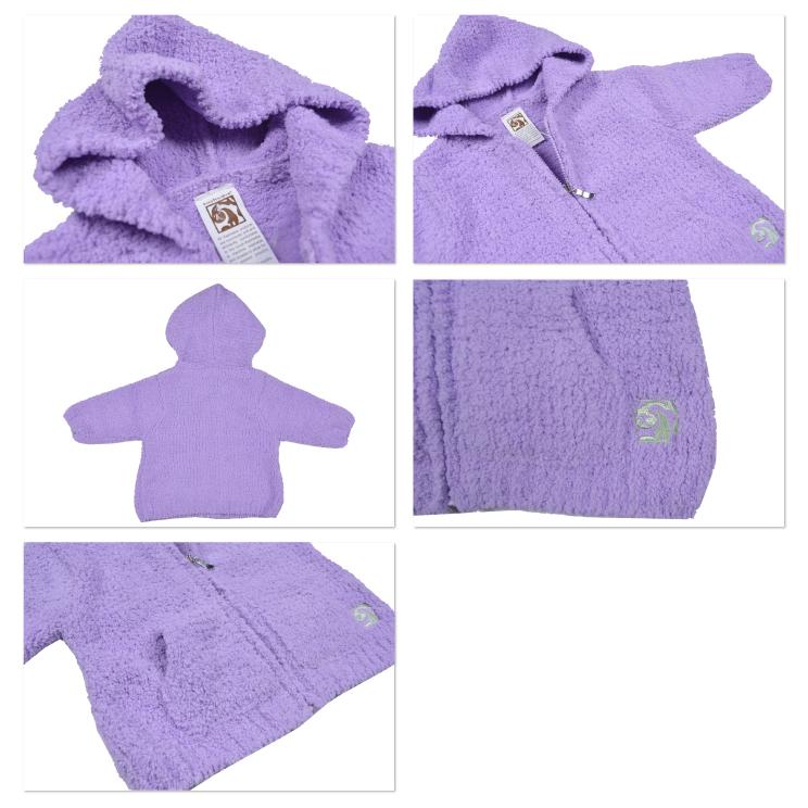 ベビーパーカー カシウエア KASHWERE Baby Hood Jacket  BH-51 BBCH-BHJ01 パーカー フード ジップパーカ キッズ 子供服 ベビー服 もこもこ ふわふわ | Kashwere | 02