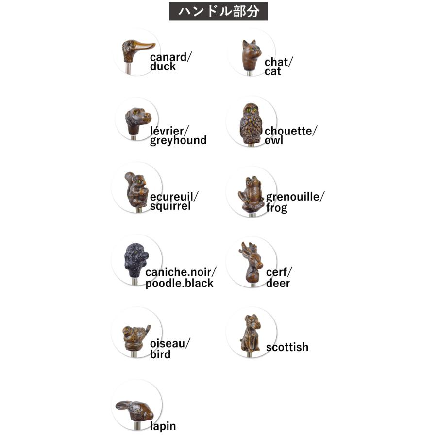 ギドゥジャン guy de jean アニマル 折りたたみ傘 雨傘 日傘 晴雨兼用 アセテート素材 紫外線対策 | Guy de Jean | 02