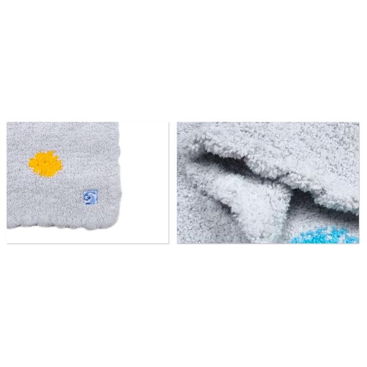 カシウェア KASHWERE BABYBLANKET BB-73 BBCH-BCP01 ベビーブランケット キャップセット ドット ポルカドット 帽子  出産祝い ふわふわ | Kashwere | 02