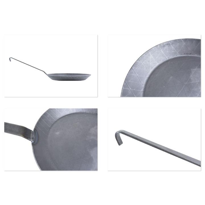 ターク ロースト用 フライパン 28cm Turk Roast Frying Pan 65228 フライパン キッチン用品 調理器具 アウトドア バーベキュー 焼き色  鉄 ドイツ製 クラシック |  | 01