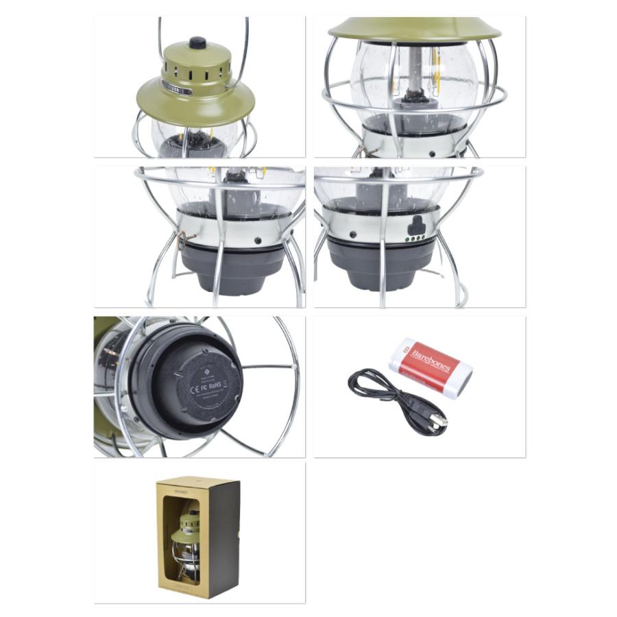 BAREBONES ベアボーンズ レイルロードランタン ラスト グレー