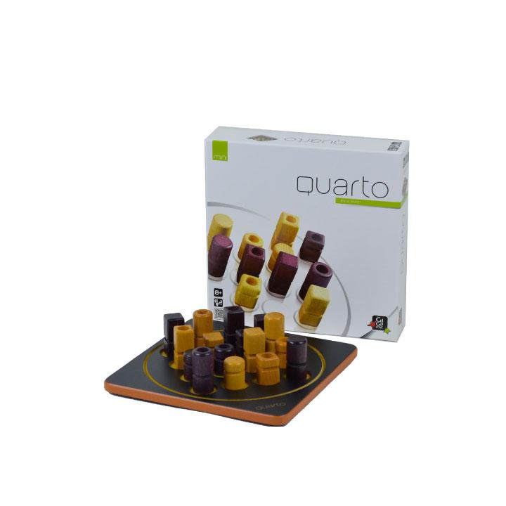 ギガミック Gigamic QUARTO MINI  木製ボードゲーム  クアルトミニ  ボードゲーム テーブルゲーム  木製 知育玩具 脳トレ モンテッソーリ 知育 | Gigamic