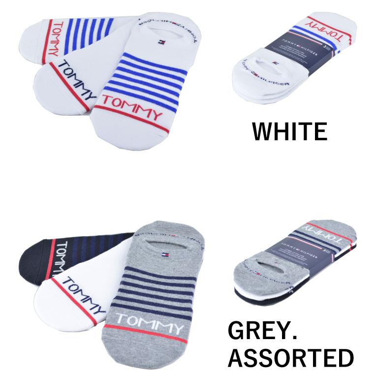 トミーヒルフィガー 靴下 ソックス 3足セット くるぶしソックス Tommy hilfiger スニーカー ライナー メンズ くるぶし | TOMMY HILFIGER | 01