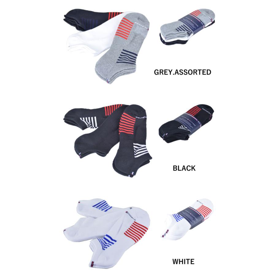 トミーヒルフィガー 靴下 ソックス 3足セット スニーカー コットン メンズ くるぶしソックス Tommy hilfiger 3 Pk