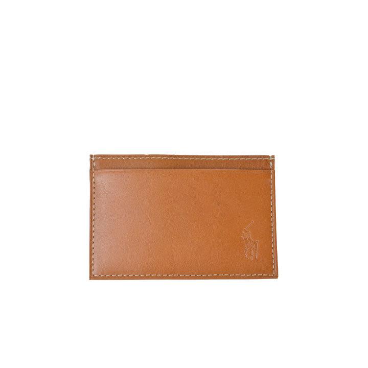 POLO RALPH LAUREN ラルフローレン Burnished Leather Slim Card Case 
