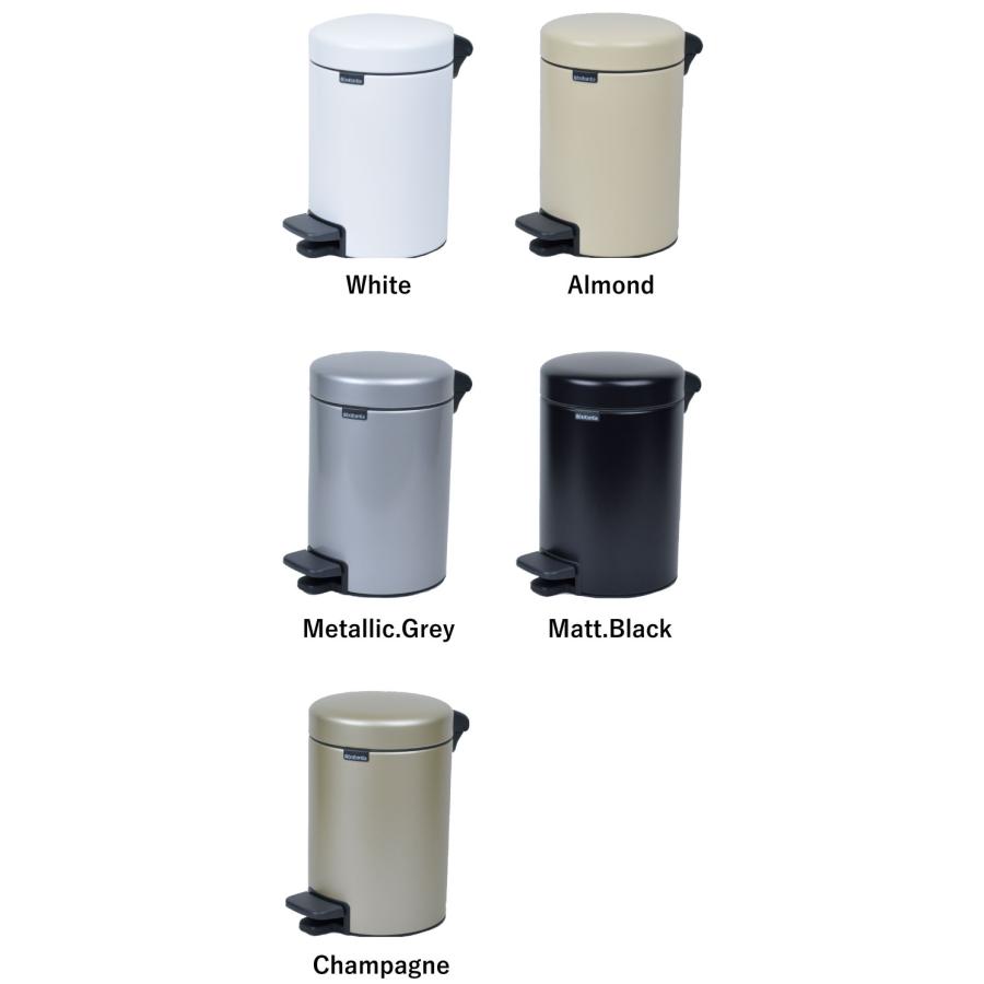 ブラバンシア brabantia ペダルビン Pedal Bin NEWICON 3L ゴミ箱 ダストボックス 筒型 ふた付き 縦型 ソフトクロージング | brabantia | 01