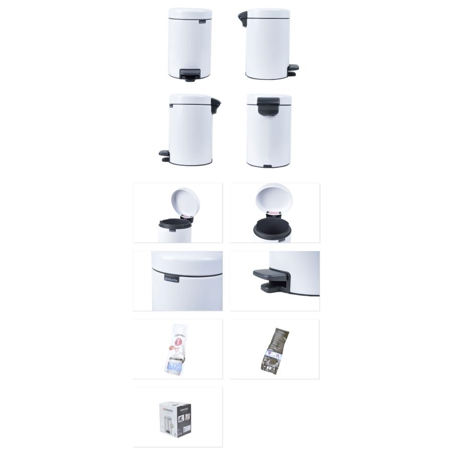 ブラバンシア brabantia ペダルビン Pedal Bin NEWICON 3L ゴミ箱 ダストボックス 筒型 ふた付き 縦型 ソフトクロージング | brabantia | 02