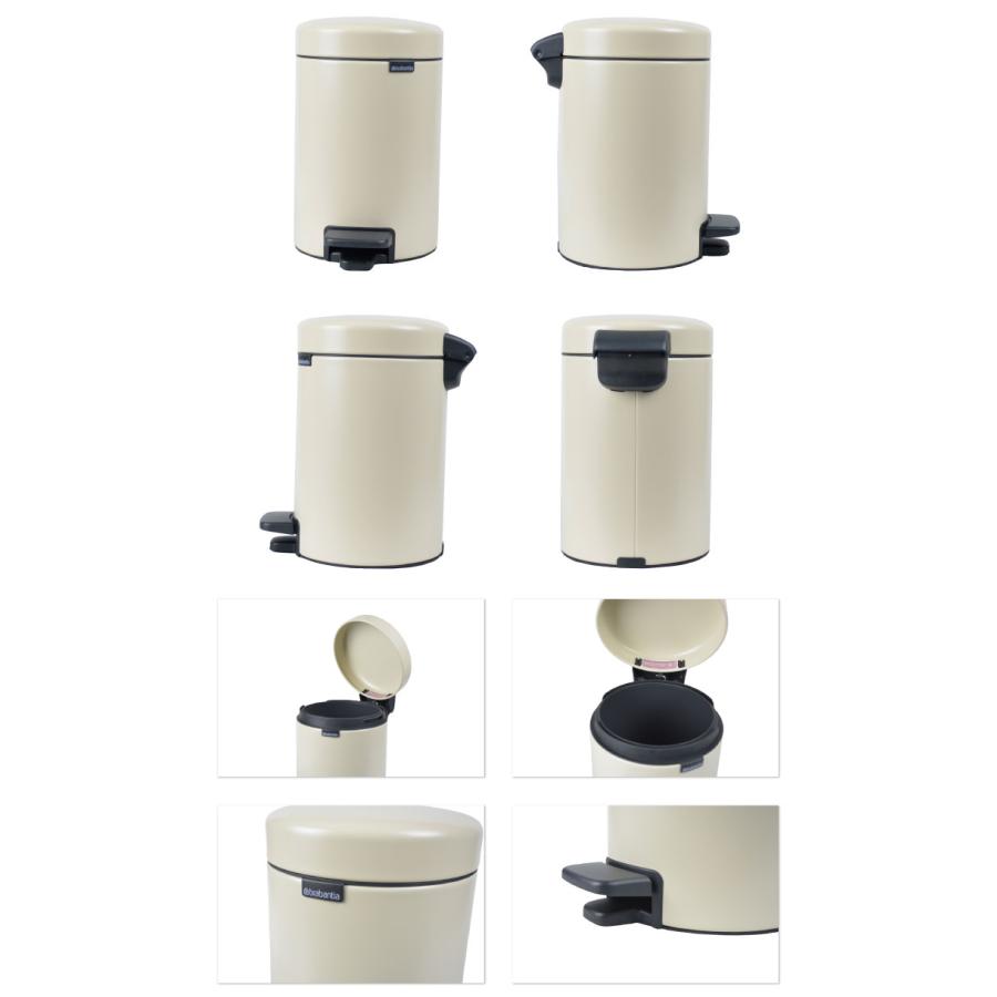 ブラバンシア brabantia ペダルビン Pedal Bin NEWICON 3L ゴミ箱 ダストボックス 筒型 ふた付き 縦型 ソフトクロージング | brabantia | 03
