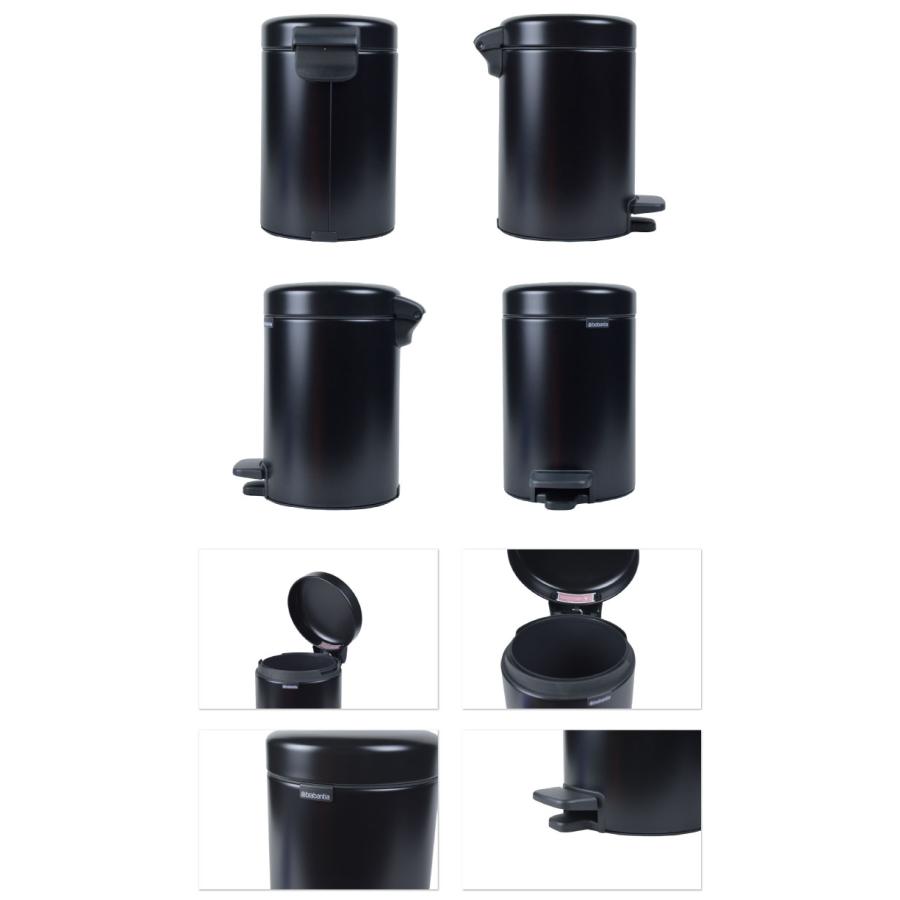 ブラバンシア brabantia ペダルビン Pedal Bin NEWICON 3L ゴミ箱 ダストボックス 筒型 ふた付き 縦型 ソフトクロージング | brabantia | 05