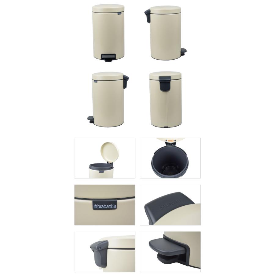 ブラバンシア brabantia ペダルビン Pedal Bin NEWICON 12L ゴミ箱 ダストボックス 筒型 ふた付き 縦型 | brabantia | 03