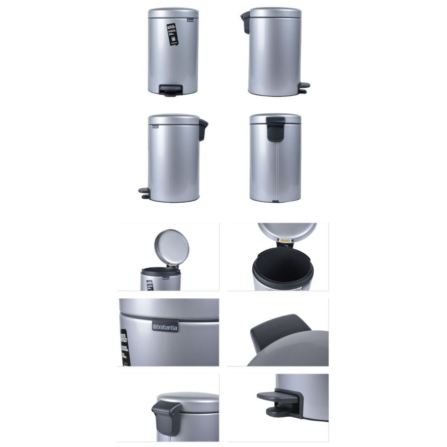ブラバンシア brabantia ペダルビン Pedal Bin NEWICON 12L ゴミ箱 ダストボックス 筒型 ふた付き 縦型 | brabantia | 04