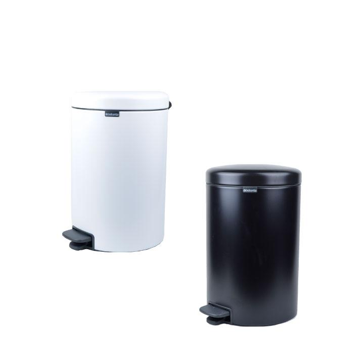ブラバンシア brabantia ペダルビン Pedal Bin NEWICON, 20L ゴミ箱 ダストボックス 筒型 ふた付き 縦型 ソフトクロージング 北欧 | brabantia