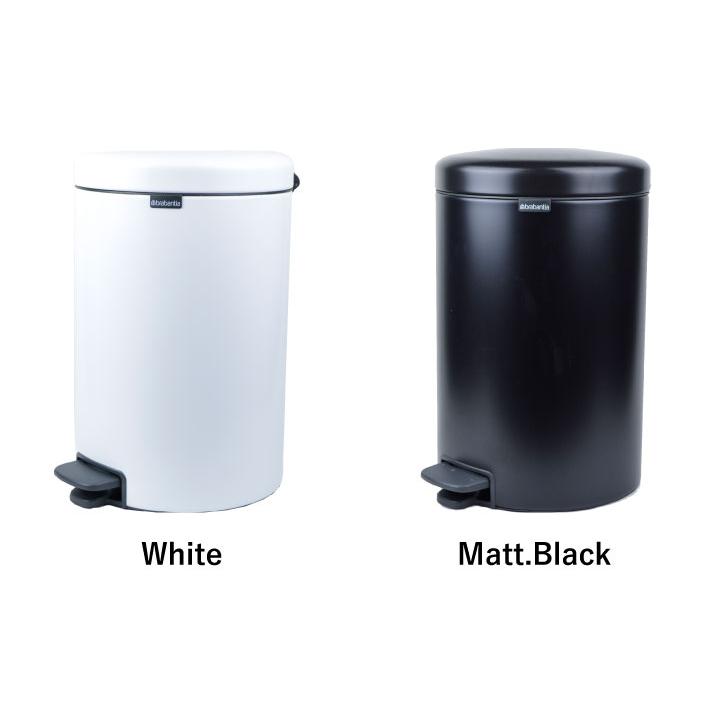 ブラバンシア brabantia ペダルビン Pedal Bin NEWICON, 20L ゴミ箱 ダストボックス 筒型 ふた付き 縦型 ソフトクロージング 北欧 | brabantia | 01