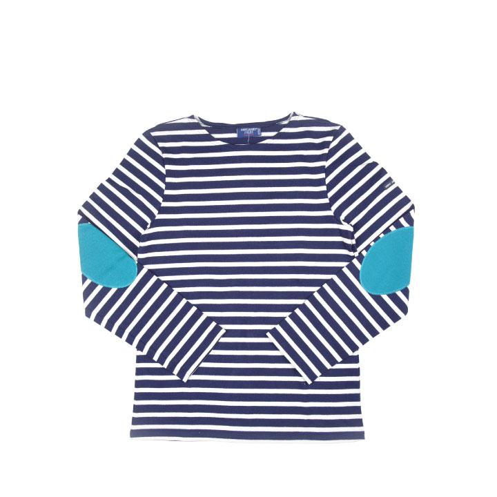 セントジェームス ボートネック 長袖Ｔシャツ SAINT JAMES MERID MOD R COUD 0407  エルボーパッチ ロンT | SAINT JAMES