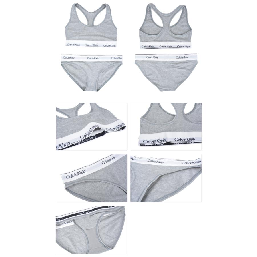 カルバンクライン CALVIN KLEIN ブラ&ショーツセット F3785 パット無し 下着  女性用下着 スポーツブラ ジム スポーツウエア スポブラ ヨガ | Calvin Klein | 03