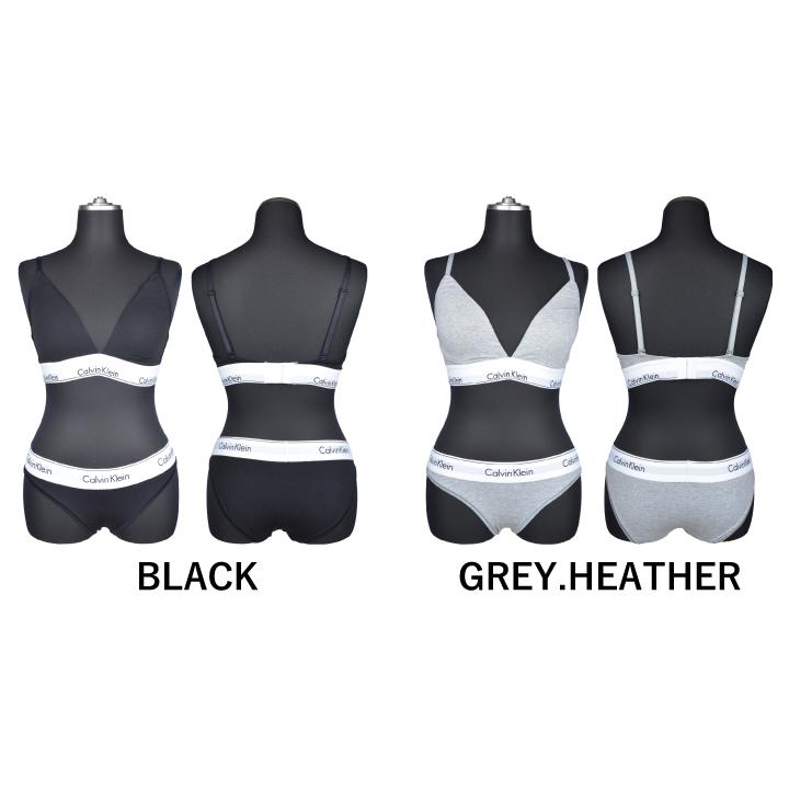 カルバンクライン CALVIN KLEIN ブラ&ショーツセット QF5650 トライアングルブラ 下着  女性用下着 スポーツブラ ジム  スポブラ ヨガ | Calvin Klein | 01