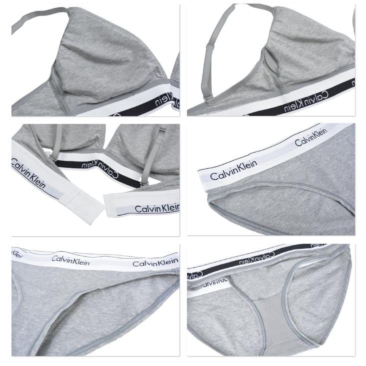 カルバンクライン CALVIN KLEIN ブラ&ショーツセット QF5650 トライアングルブラ 下着  女性用下着 スポーツブラ ジム  スポブラ ヨガ | Calvin Klein | 03
