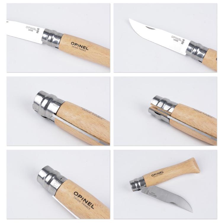 オピネル OPINEL NO.9ステンレススチールナイフ Stainless Steel Knife  NO.9 001083 アウトドア キャンプ 釣り 折り畳み式 携帯しやすい オピネルナイフ | OPINEL | 02