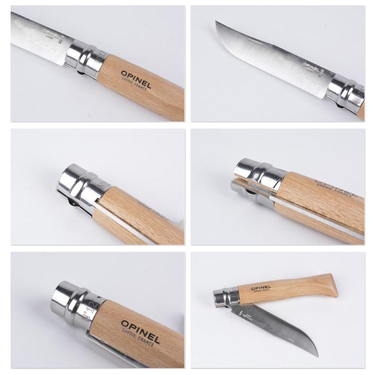 オピネル OPINEL NO.12ステンレススチールナイフ Stainless Steel Knife  NO.12 001084 アウトドア キャンプ 釣り 折り畳み式 携帯しやすい オピネルナイフ | OPINEL | 02