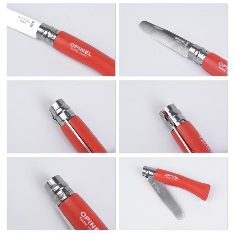 オピネル OPINEL  マイ ファースト オピネル フォールディングナイフ ステンレス セーフティ ティップ NO.7 MY FIRST OPINEL FOLDING KNIFE SAFETY TIP | OPINEL | 02