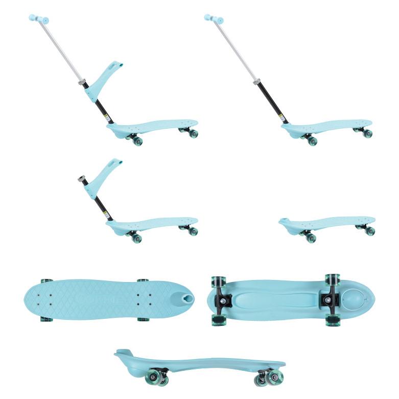 オーキー OOKKIE スケートボード SKATEBOARD スケボー 初心者 子供 キッズ ハンドル付き 13812ダイボ 通販