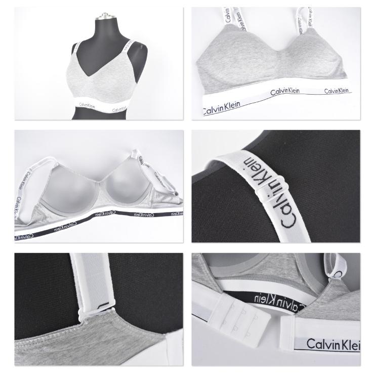 カルバンクライン CALVIN KLEIN ブラ&ショーツセットQF7059 F3787 パット無し 下着  ショーツ | Calvin Klein | 02