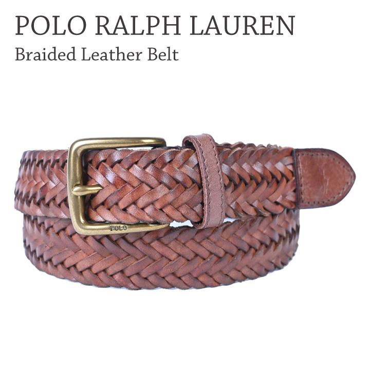 POLO RALPH LAUREN ラルフローレン Braided Leather Belt POLO RALPH LAUREN ラルフローレン Braided Leather Belt