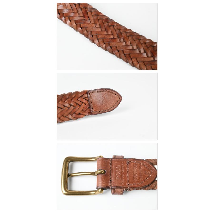 POLO RALPH LAUREN ラルフローレン Braided Leather Belt POLO RALPH LAUREN ラルフローレン Braided Leather Belt