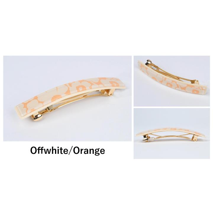 マリメッコ Marimekko ヘアバレッタ ヘアアクセサリー まとめ髪 ウニッコ 髪留め髪飾り 大人  ヘアアレンジ プレゼント ギフトに最適 | marimekko | 01