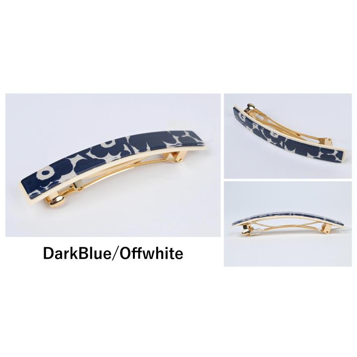 マリメッコ Marimekko ヘアバレッタ ヘアアクセサリー まとめ髪 ウニッコ 髪留め髪飾り 大人  ヘアアレンジ プレゼント ギフトに最適 | marimekko | 02