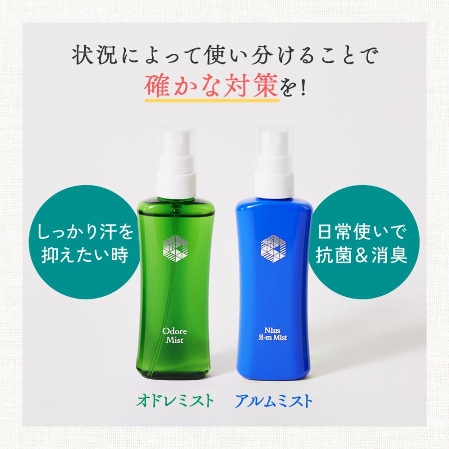 オドレミスト53mlとアルムミスト50mlのセットodrm 医薬部外品　制汗剤 　odoremist　N1us Я-m Mist |  | 10